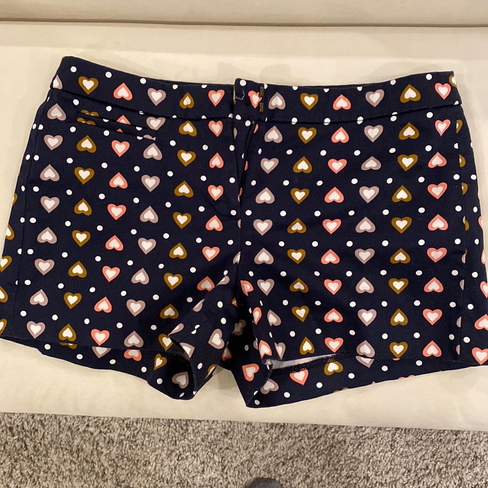 Jcrew cute heart shorts